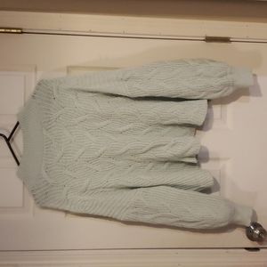 Sea foam dip sweater